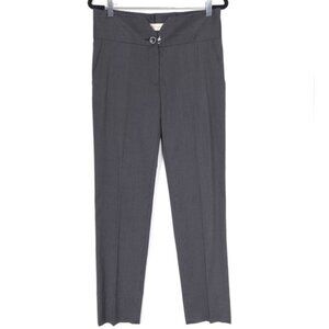 STELLA McCARTNEY Women's Dress Pants WOOL SILK MOHAIR Size 42 S/M Trousers Gray